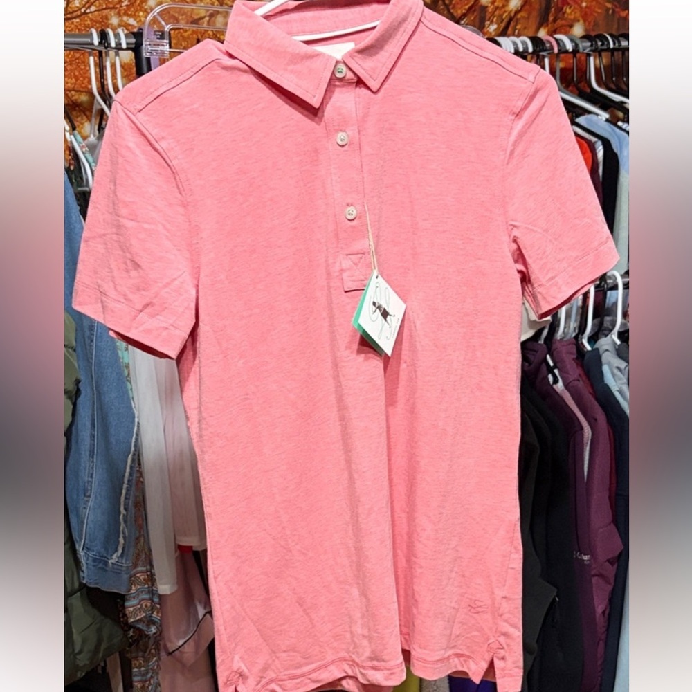 Linksoul Pink Polo Shirt for Women